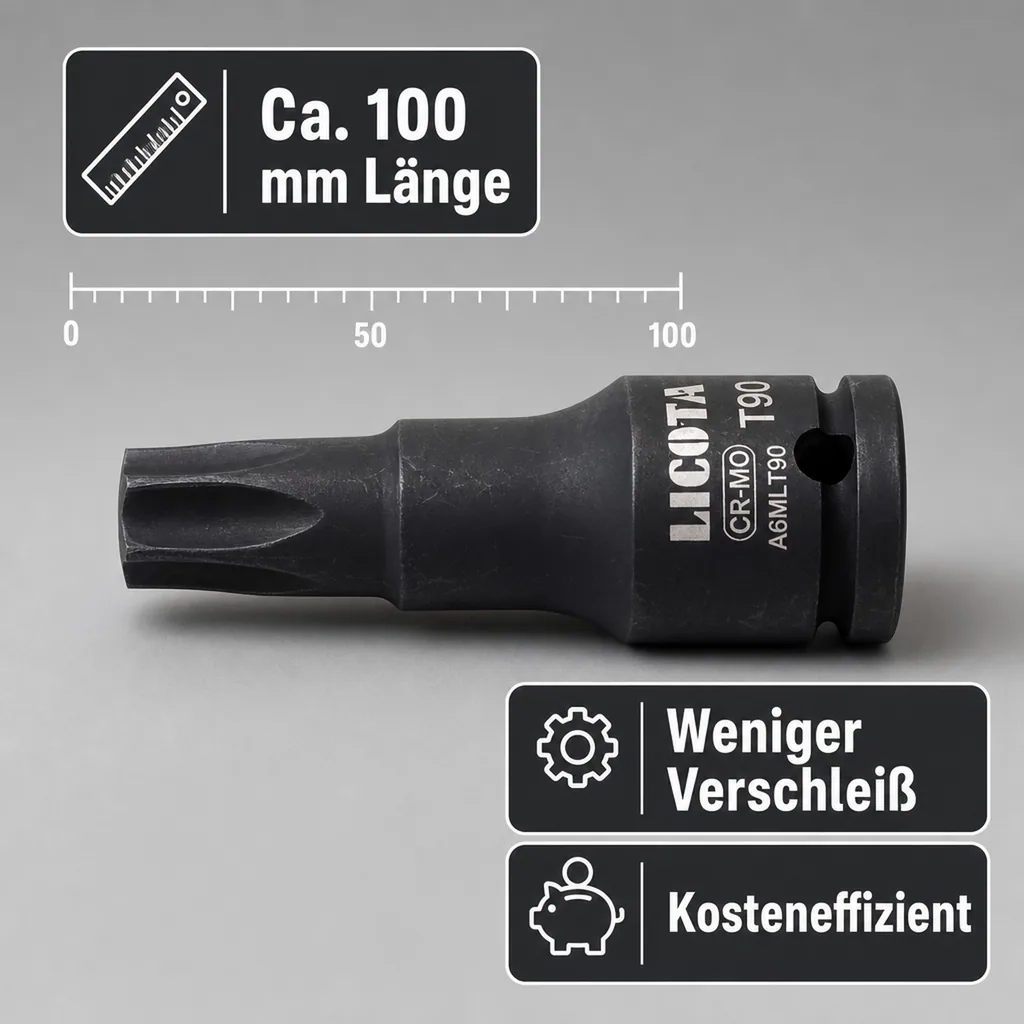 Innensechskant Nuss, T90, 3/4 Zoll, Schlagschrauber Nuss