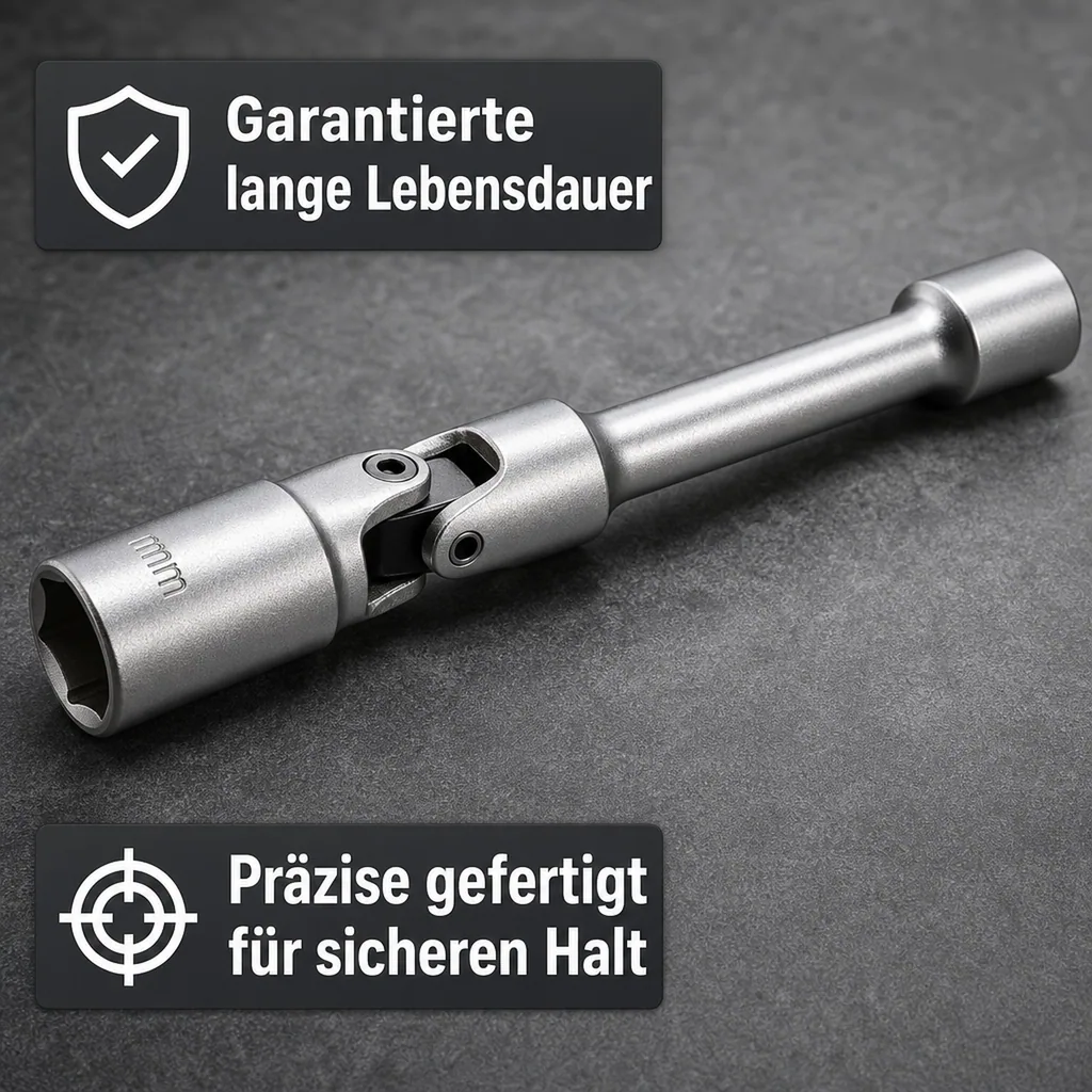 Glühkerzenschlüssel Gelenk 12mm, Spezialwerkzeug