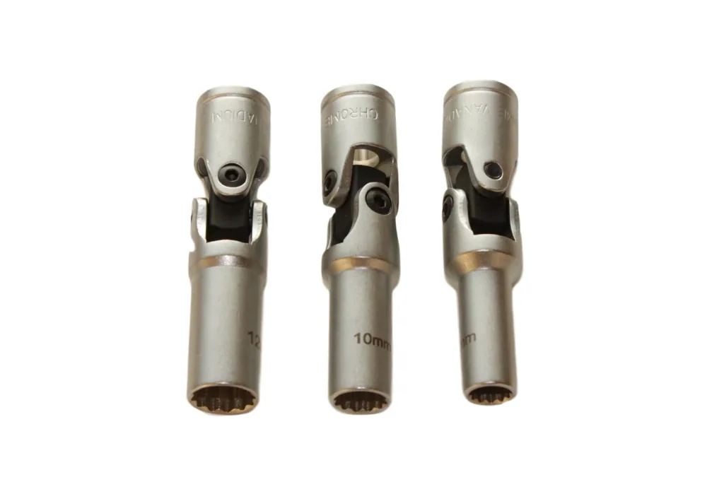 Glühkerzenschlüssel, Gelenk 3/8 Zoll, 8 10 12 mm, Werkzeug mit Box