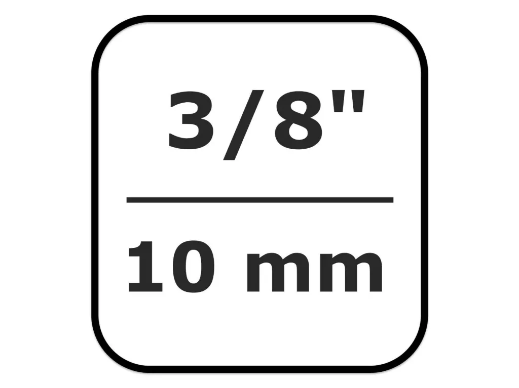 Innensechskant Nuss Satz, 3/8 Zoll, E-Profil, mit Knarre