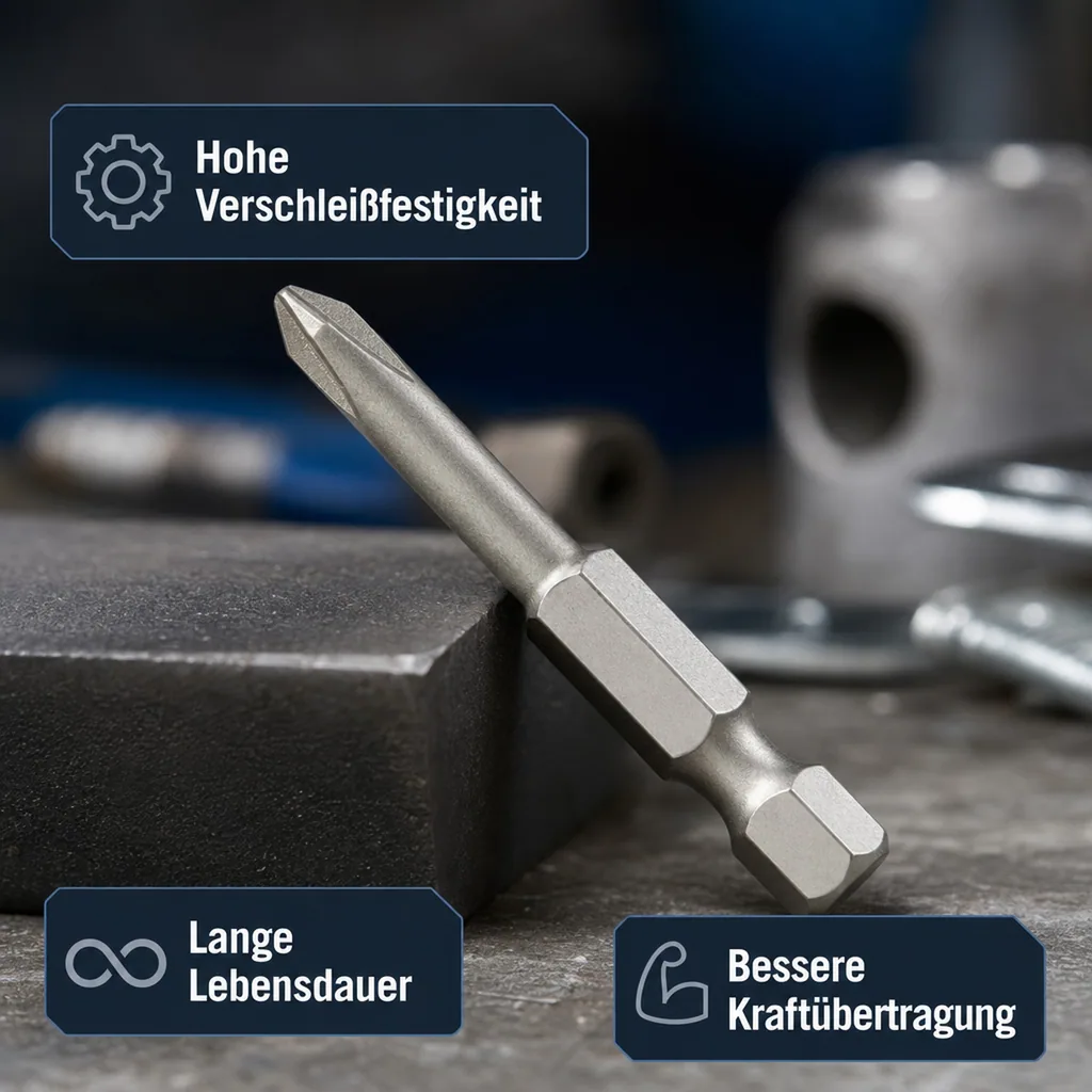 PH3 Bit, Langbit 200mm, S2 Stahl, Industrie Qualität