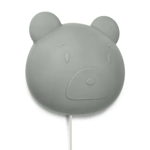 Liewood Wandlampe "Vega" Bär Silikon taubenblau