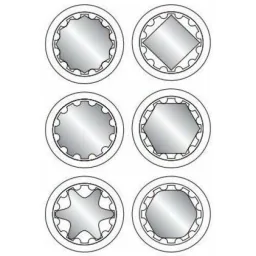 Ring Maulschlüssel 17, Maul Ringschlüssel, Chrom Vanadium, Industrieschlüssel