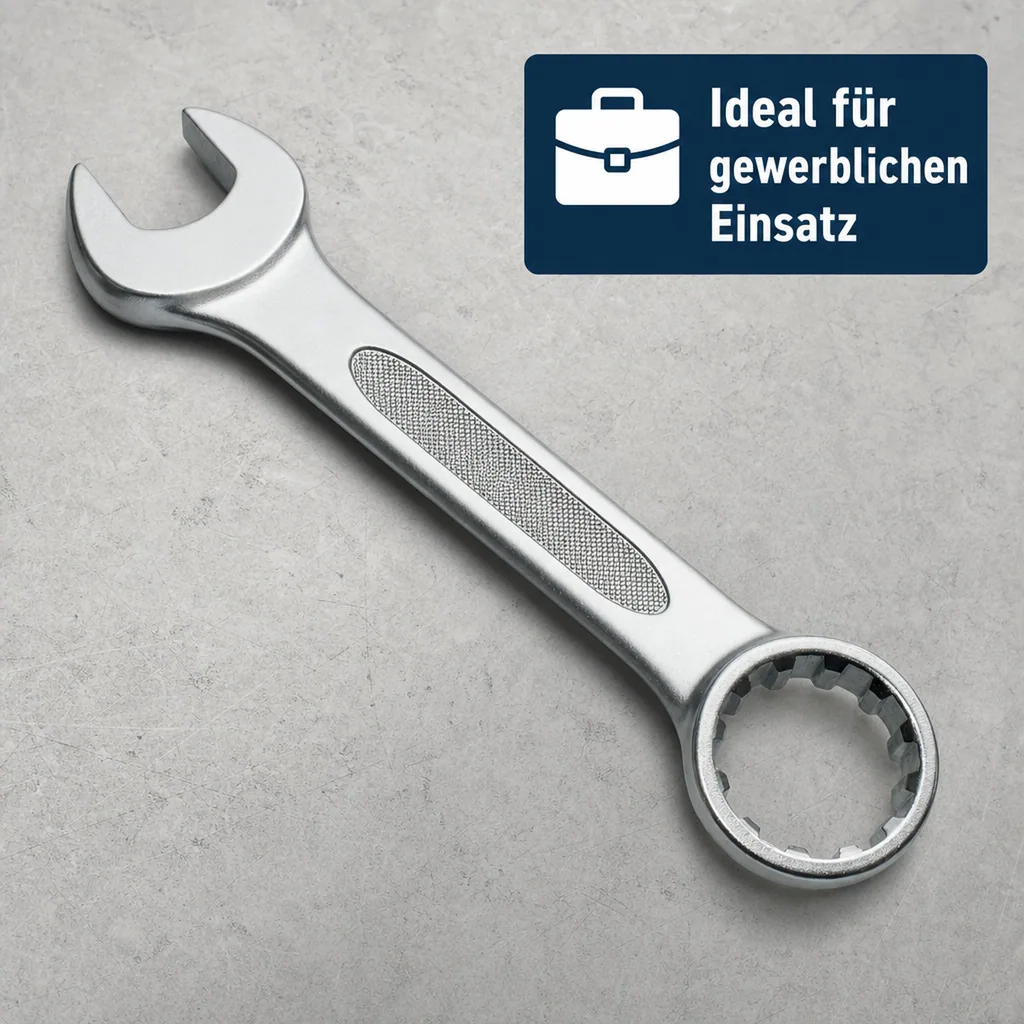 Ringschlüssel 27, Maul-Ringschlüssel, Chrom Vanadium, Industrie Qualität