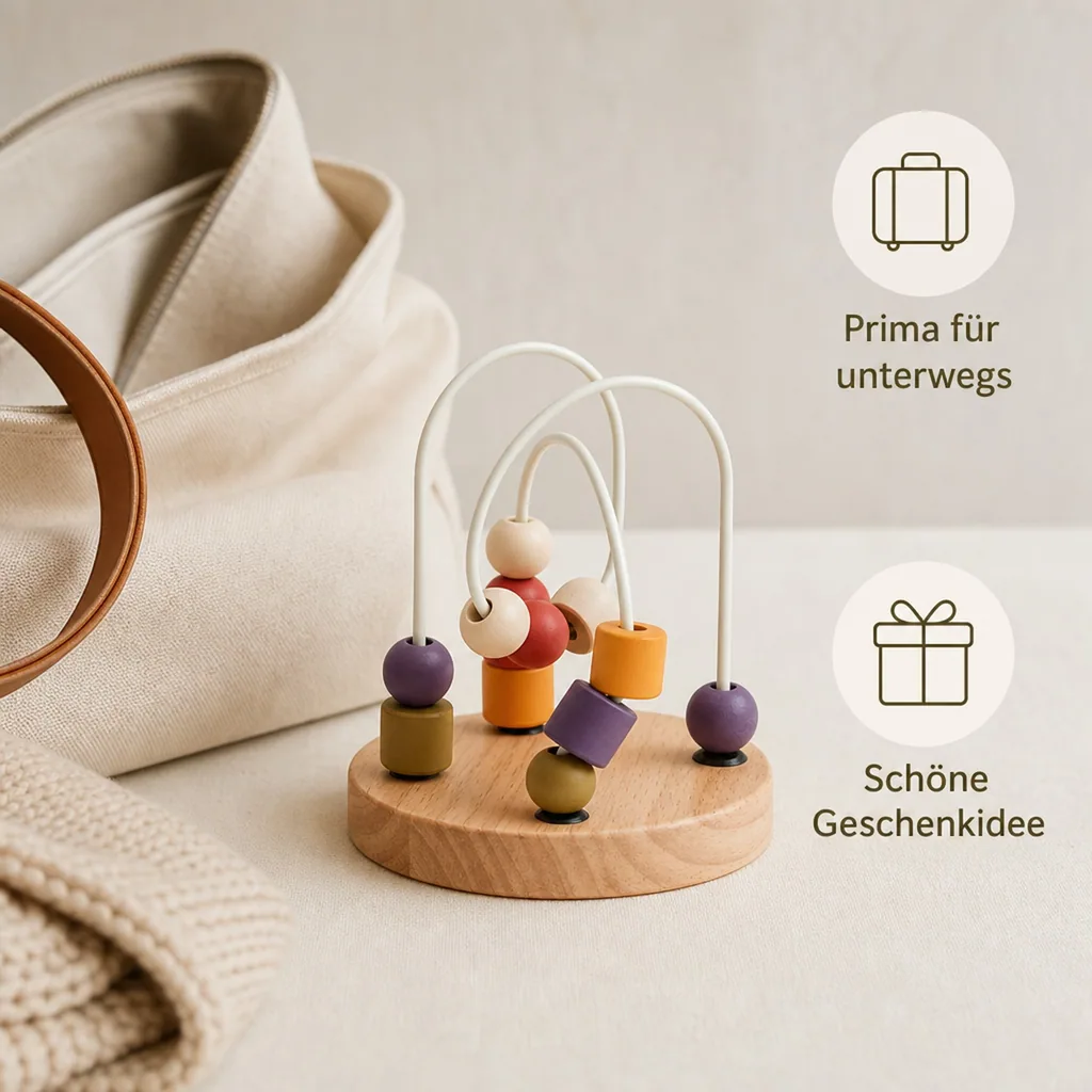 Kids Concept Mini Motorikschleife Neo Kugeln bunt