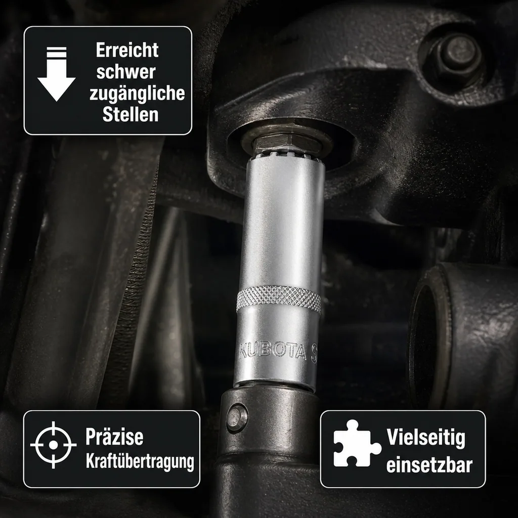 Stecknuss 1/2 Zoll, Vielzahn, 19mm, GearLock Nuss