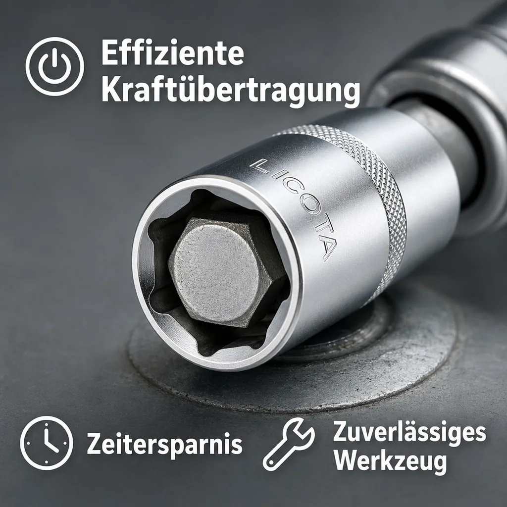 22mm Nuss, 1/2 Zoll, Stecknuss, Superlock, CrV