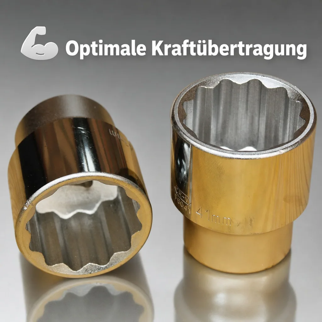 Stecknuss 3 4, 36mm Steckschlüssel, 12 Kant Nuss, Cr-V
