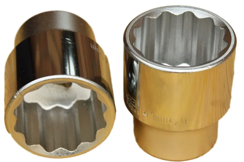 1 Zoll Nuss, 65mm Stecknuss, SW 65, Cr-V, 12-kant