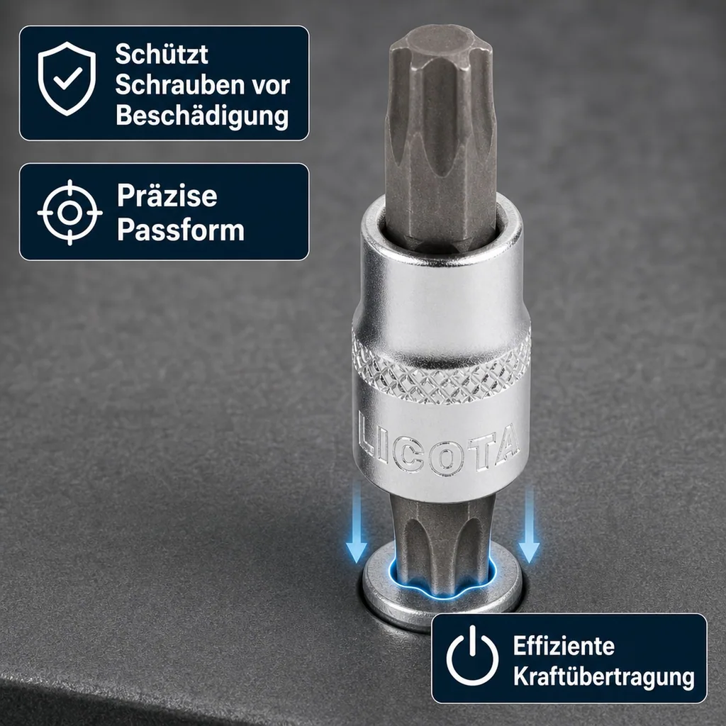 Innensechskant Nuss T30, 1/2 Zoll, CrV