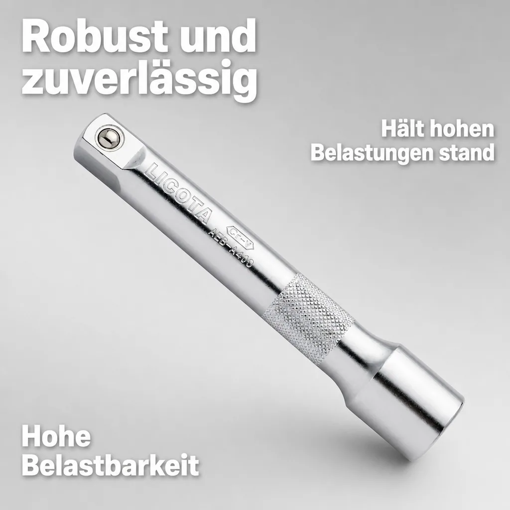 1/2 Zoll Verlängerung, 250mm, Steckschlüssel Verlängerung CrV