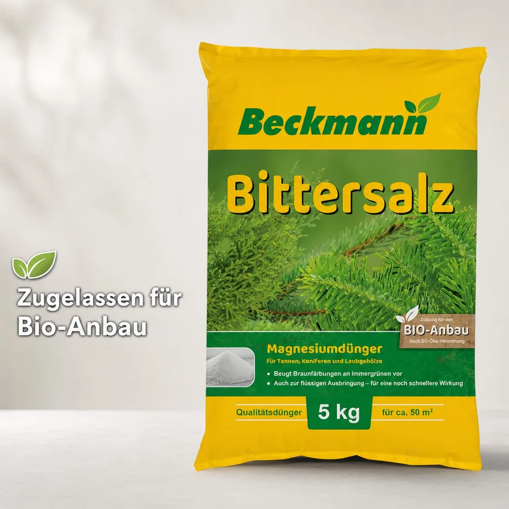Bittersalz 5kg, Magnesiumsulfat, Nadelbaumdünger