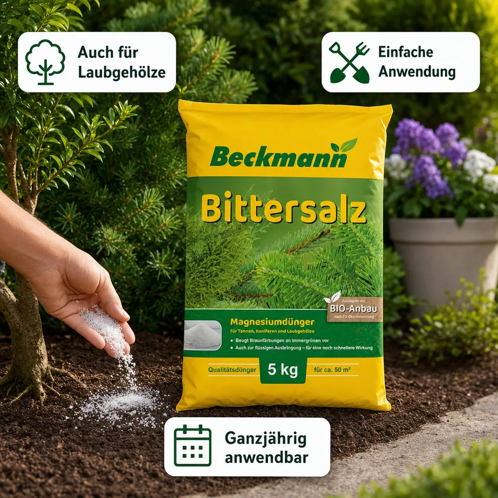 Bittersalz 5kg, Magnesiumsulfat, Nadelbaumdünger