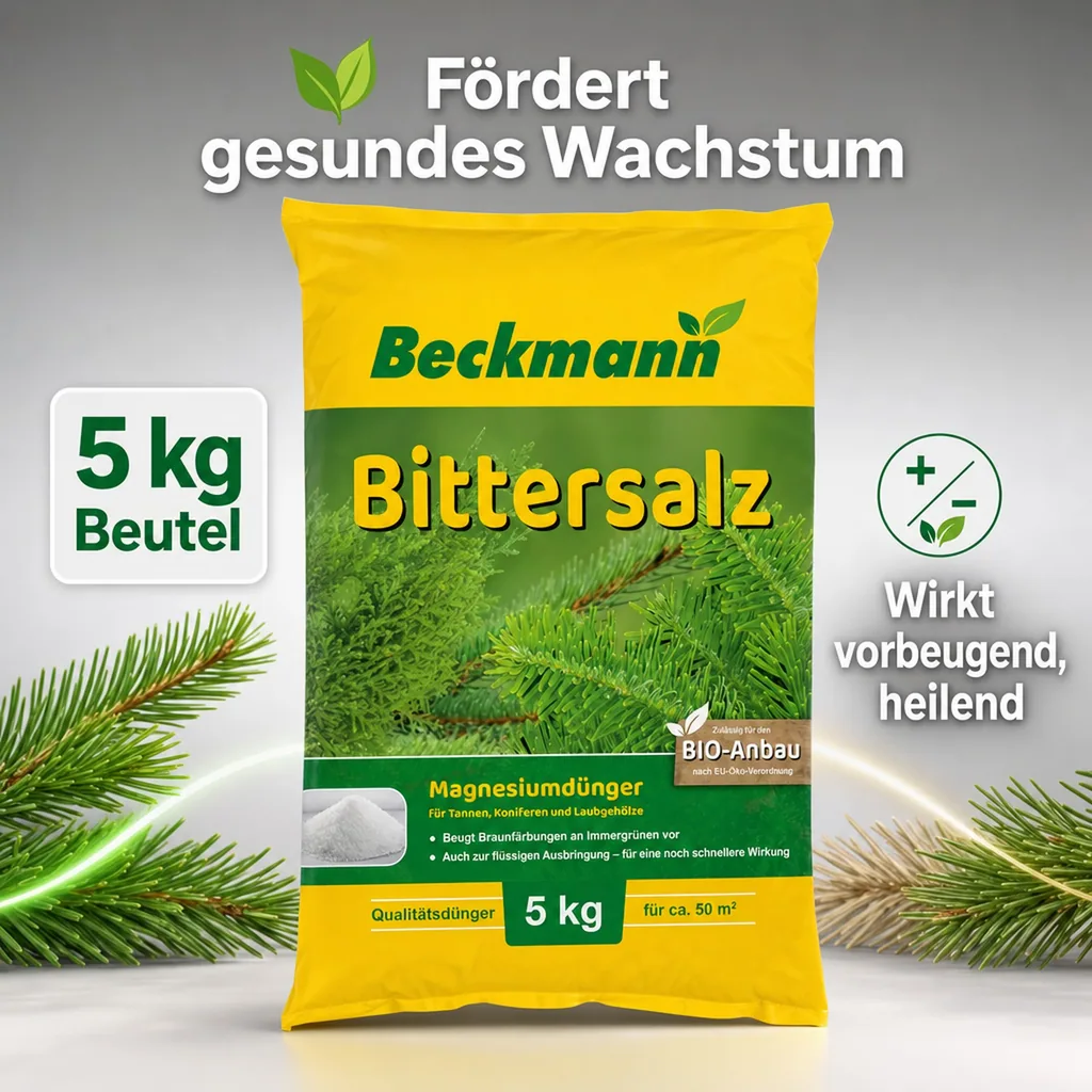Bittersalz 5kg, Magnesiumsulfat, Nadelbaumdünger
