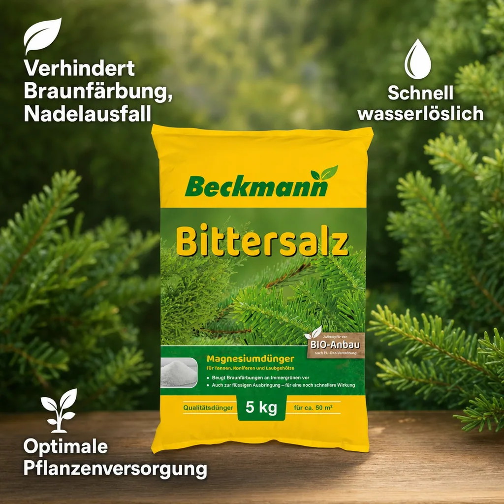 Bittersalz 5kg, Magnesiumsulfat, Nadelbaumdünger