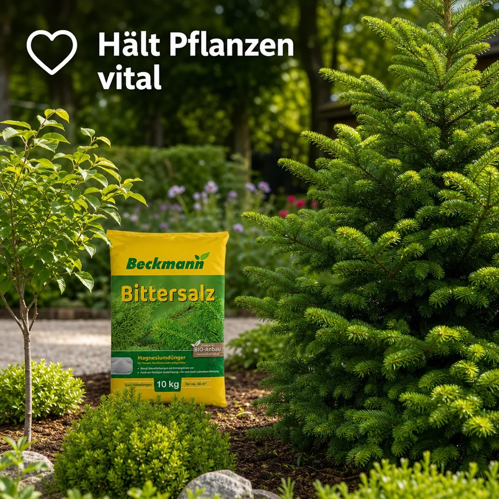Bittersalz 10 kg, Magnesiumsulfat Dünger für Tannen, Koniferen