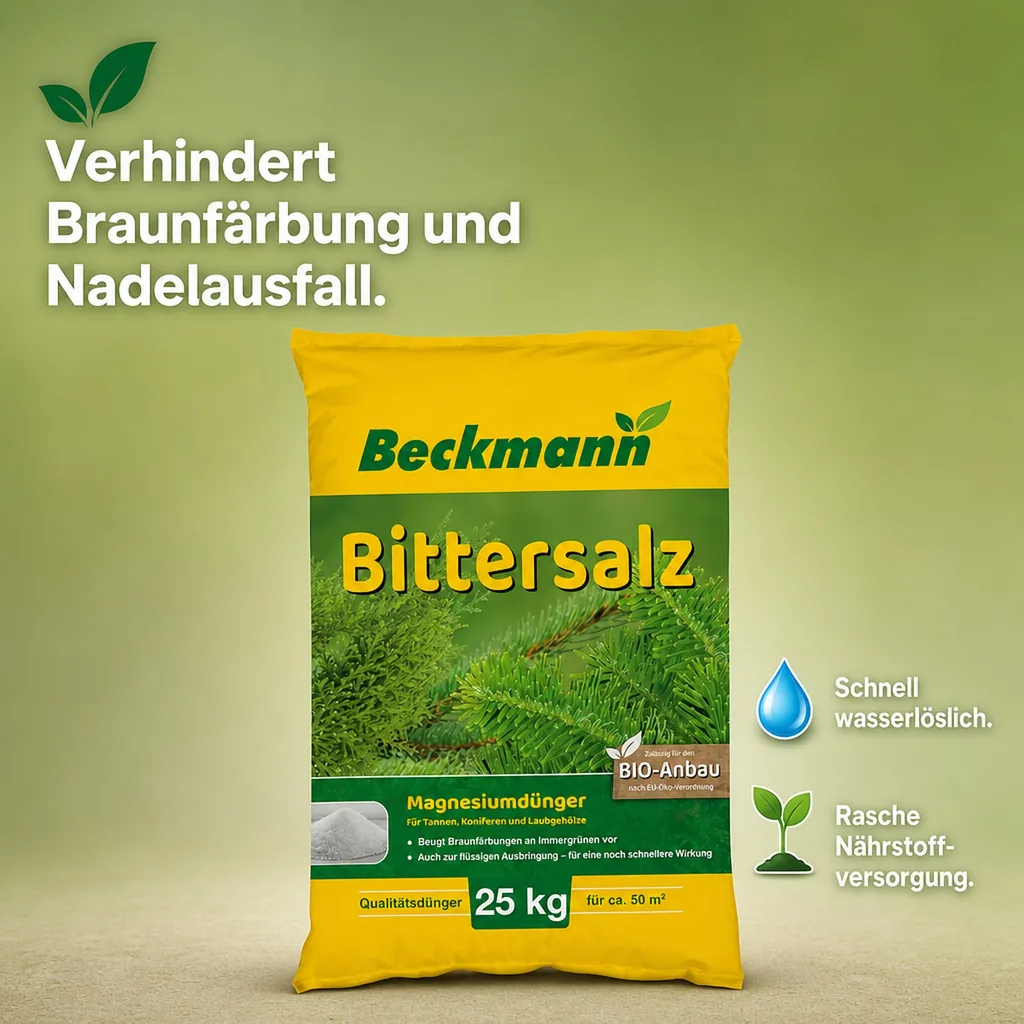 Bittersalz 25kg, Tannendünger, Koniferendünger, Magnesiumsulfat