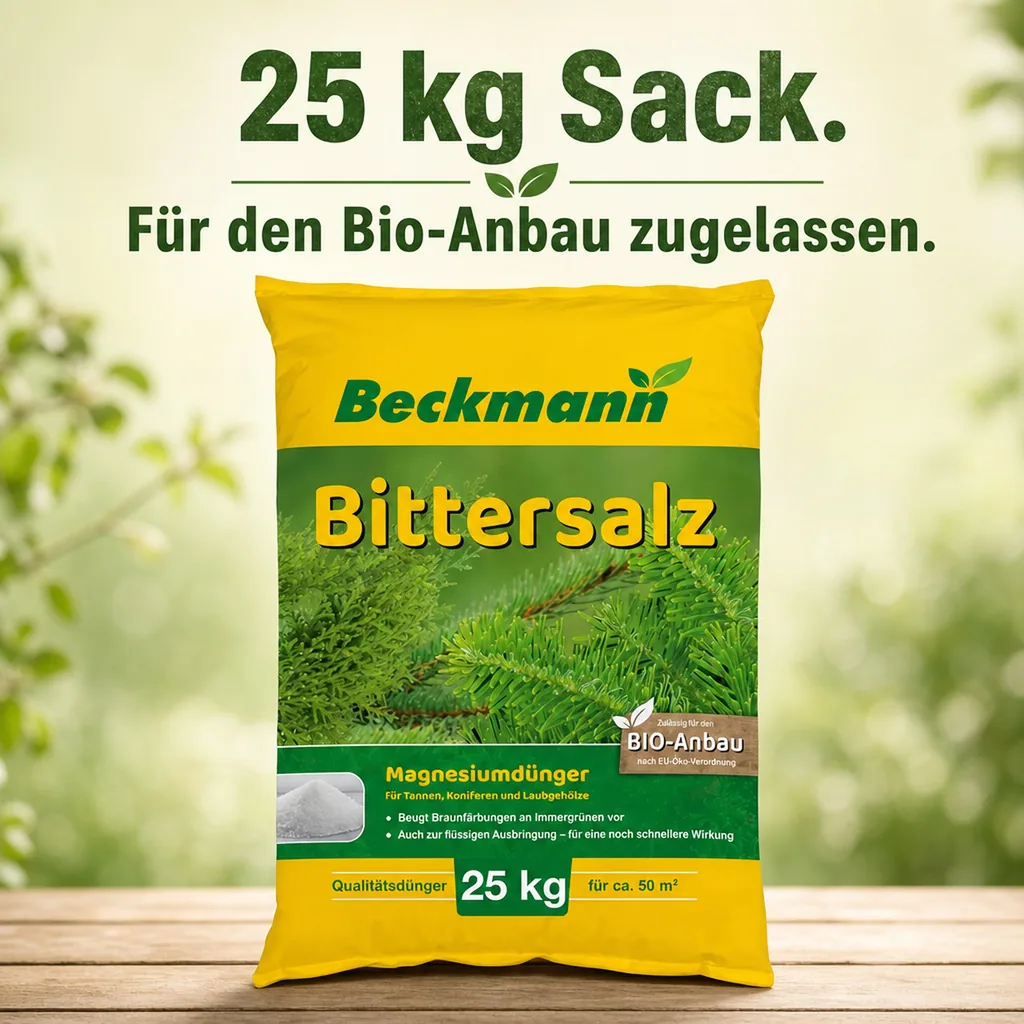 Bittersalz 25kg, Tannendünger, Koniferendünger, Magnesiumsulfat
