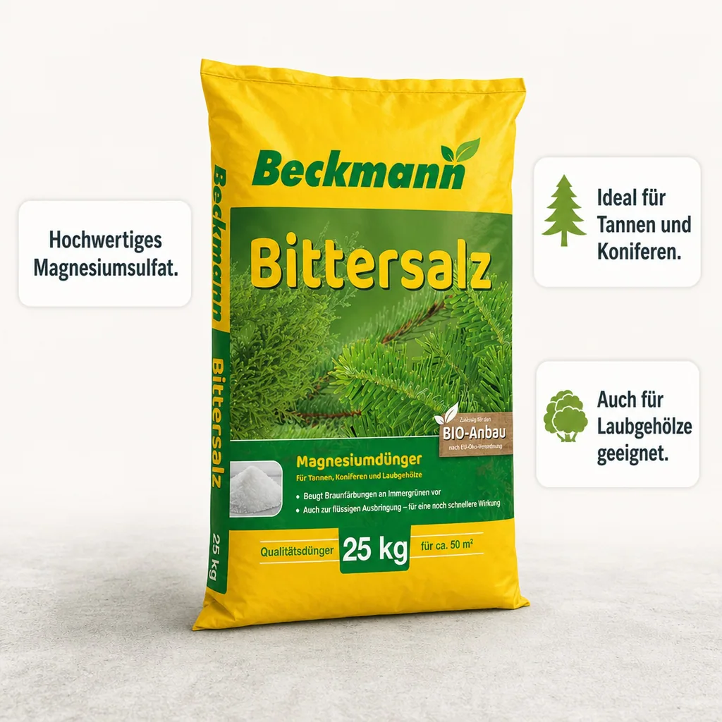 Bittersalz 25kg, Tannendünger, Koniferendünger, Magnesiumsulfat