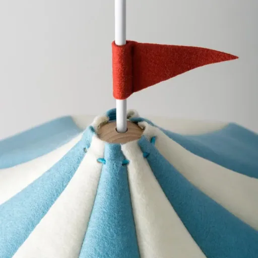 Buokids Pendellampe Zirkus blau