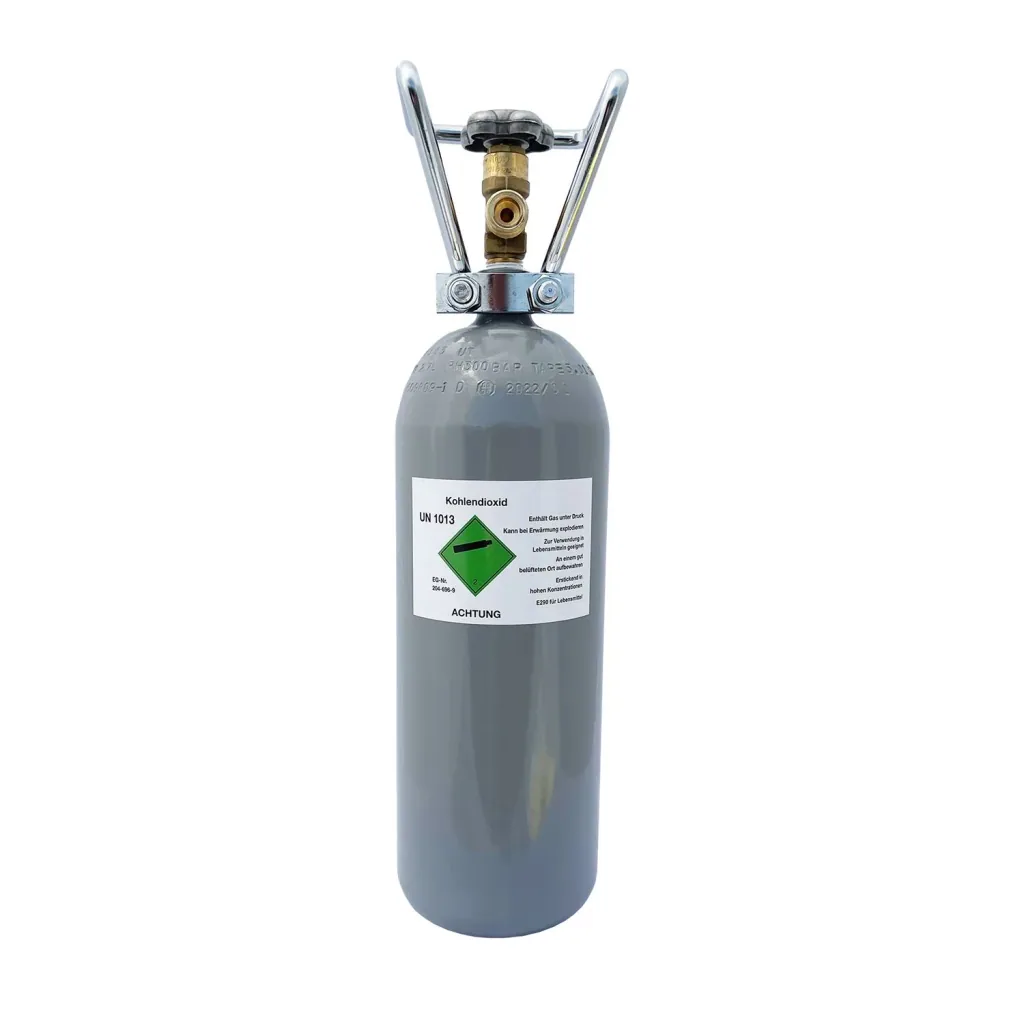 CO2 Flasche, Kohlensäureflasche, Gasflasche CO2 - 2,0 kg