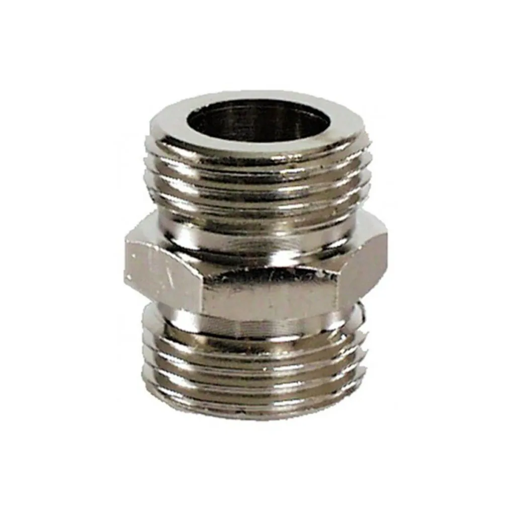 Doppelnippel, Gewindenippel - beidseitig 5/8 Zoll, NW: 7 mm