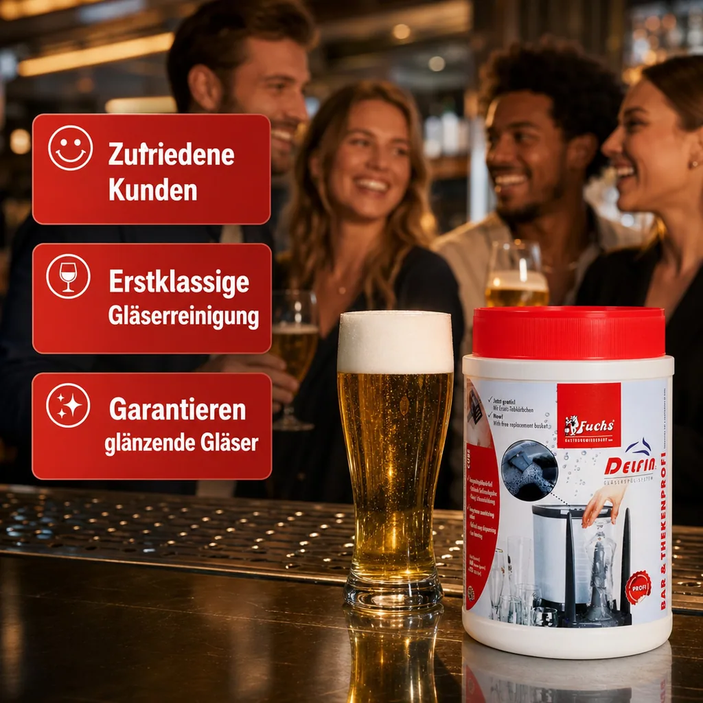 Spültabs, Gläserspültabletten, Spülwürfel - für Delfin Gläserspüler TS