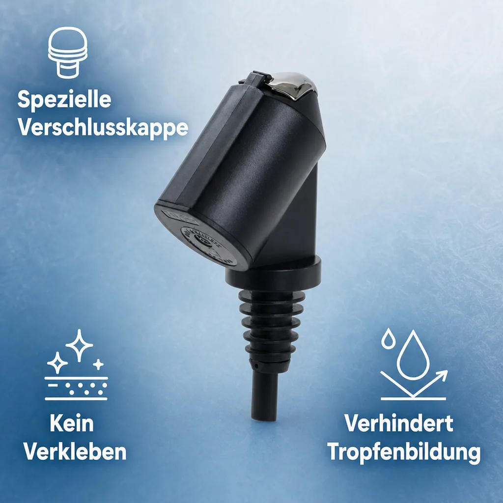 Portionierer, Ausgießer - "Bottle Master 3000" schwarz, für 0,5 - 1,5 Liter Flaschen, Ausgießer, Ausschankmenge: 20 ml
