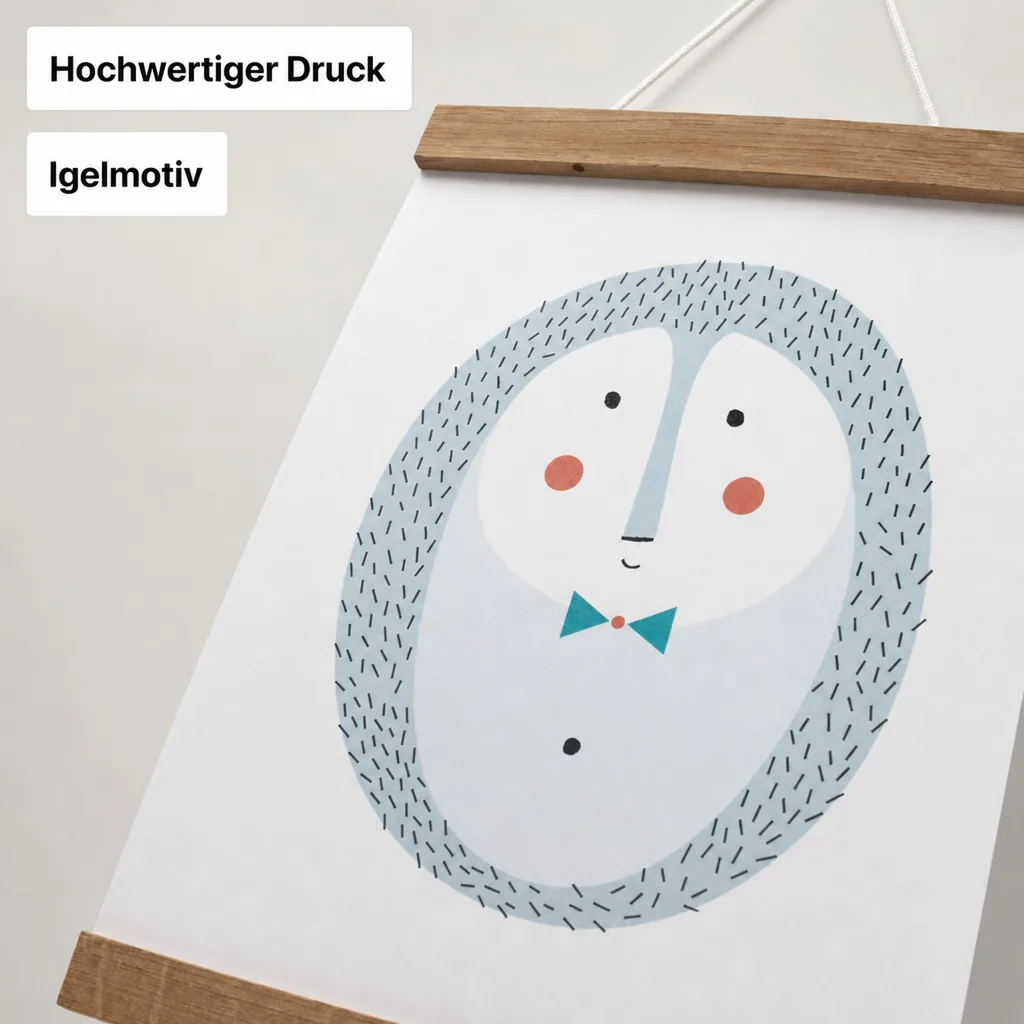 Ava & Yves Kinderposter Igel