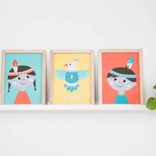 Julica Tipikids Kinder Mini-Poster Adler