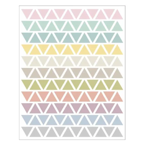 tresxics Wandsticker Dreiecke pastell