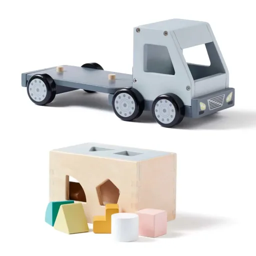 Kids Concept Spielzeug Steckspiel Laster Holz