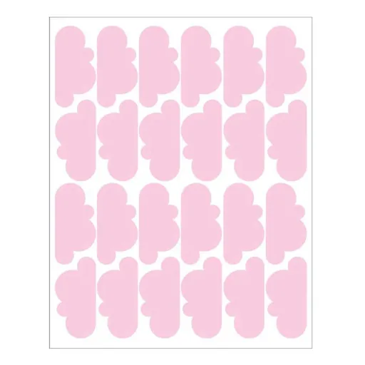 tresxics Wandsticker Wolken rosa