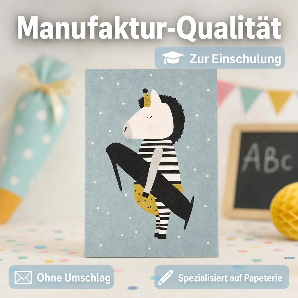 Ava & Yves Postkarte Zebra "1"