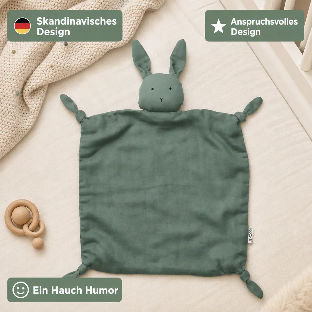 Liewood "Agnete" Schmusetuch Hase peppermint