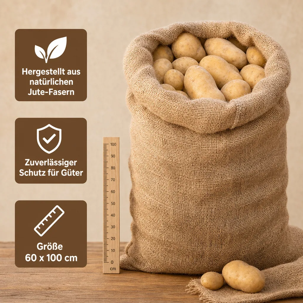 Jutesäcke 60x100, Gartensack & Lagersack aus Jute