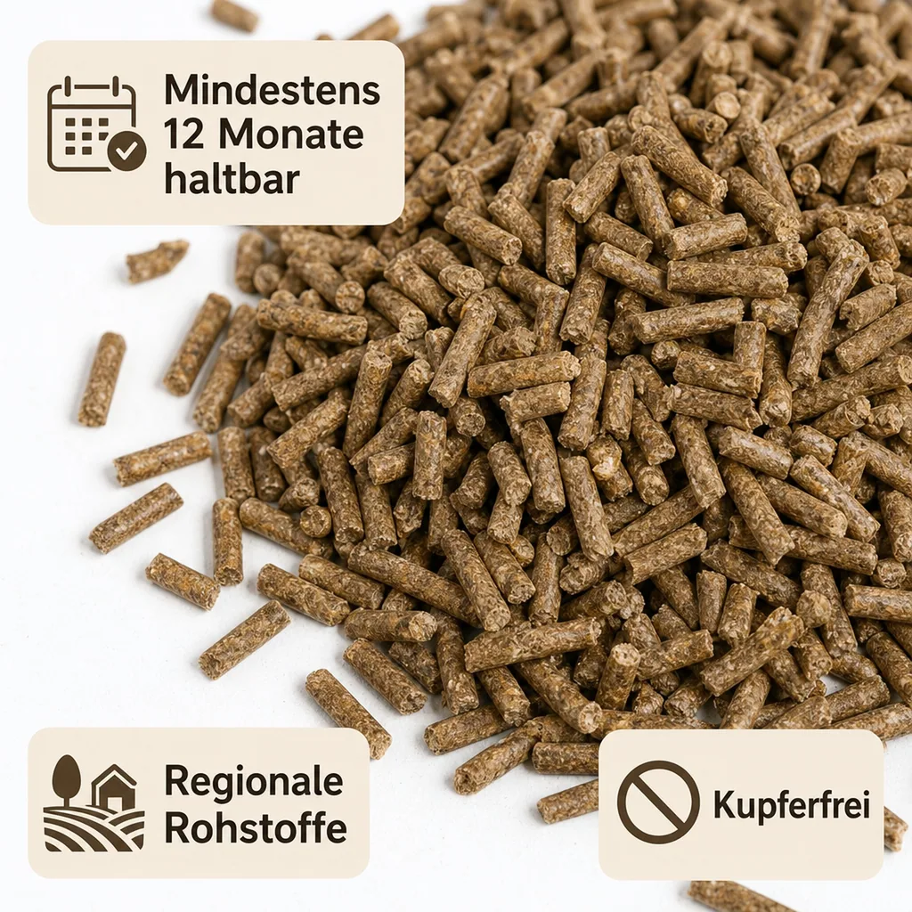 Schafpellets 25kg, Schaffutter, Mineralfutter Schafe, sojafreies Futter