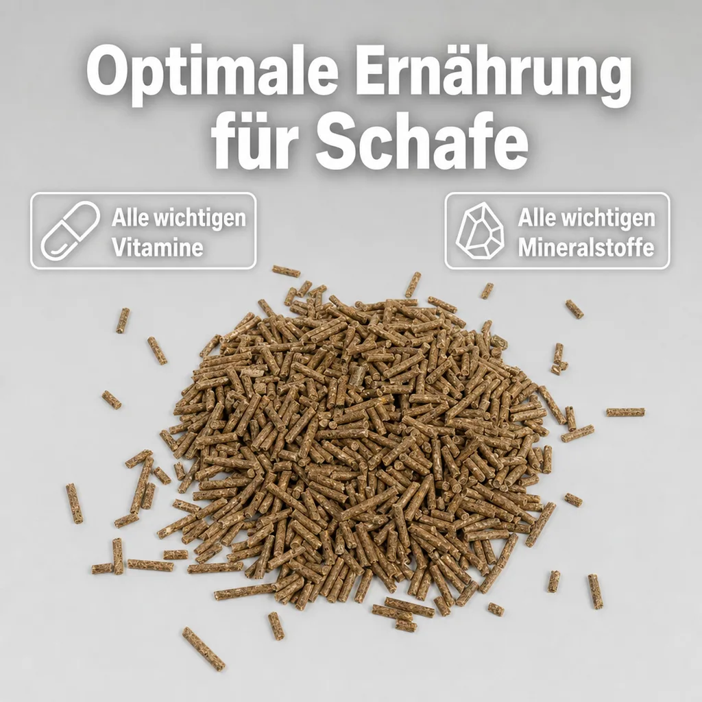 Schafpellets 25kg, Schaffutter, Mineralfutter Schafe, sojafreies Futter