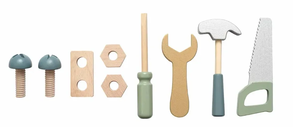 Jabadabado Kinderspielzeug, Holzspielzeug - Kinder Werkzeuggürte
