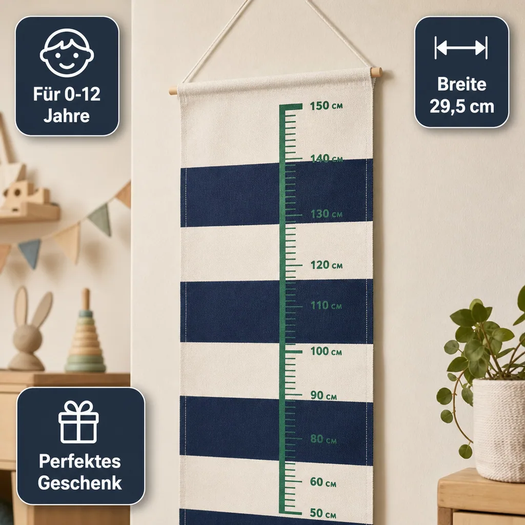 Liewood Messlatte kinder - Helge, Farbe: Navy multi mix