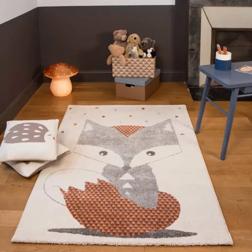 Art for Kids Kinderteppich Fuchs, Größe: 80 x 150 cm