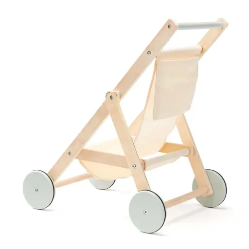 Kids Concept Puppen Buggy Holz natur