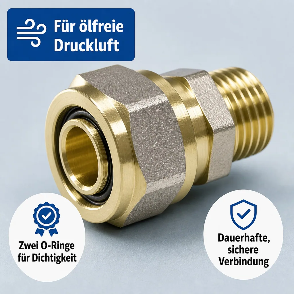 Schraubfitting, Kupplung 26mm, Außengewinde