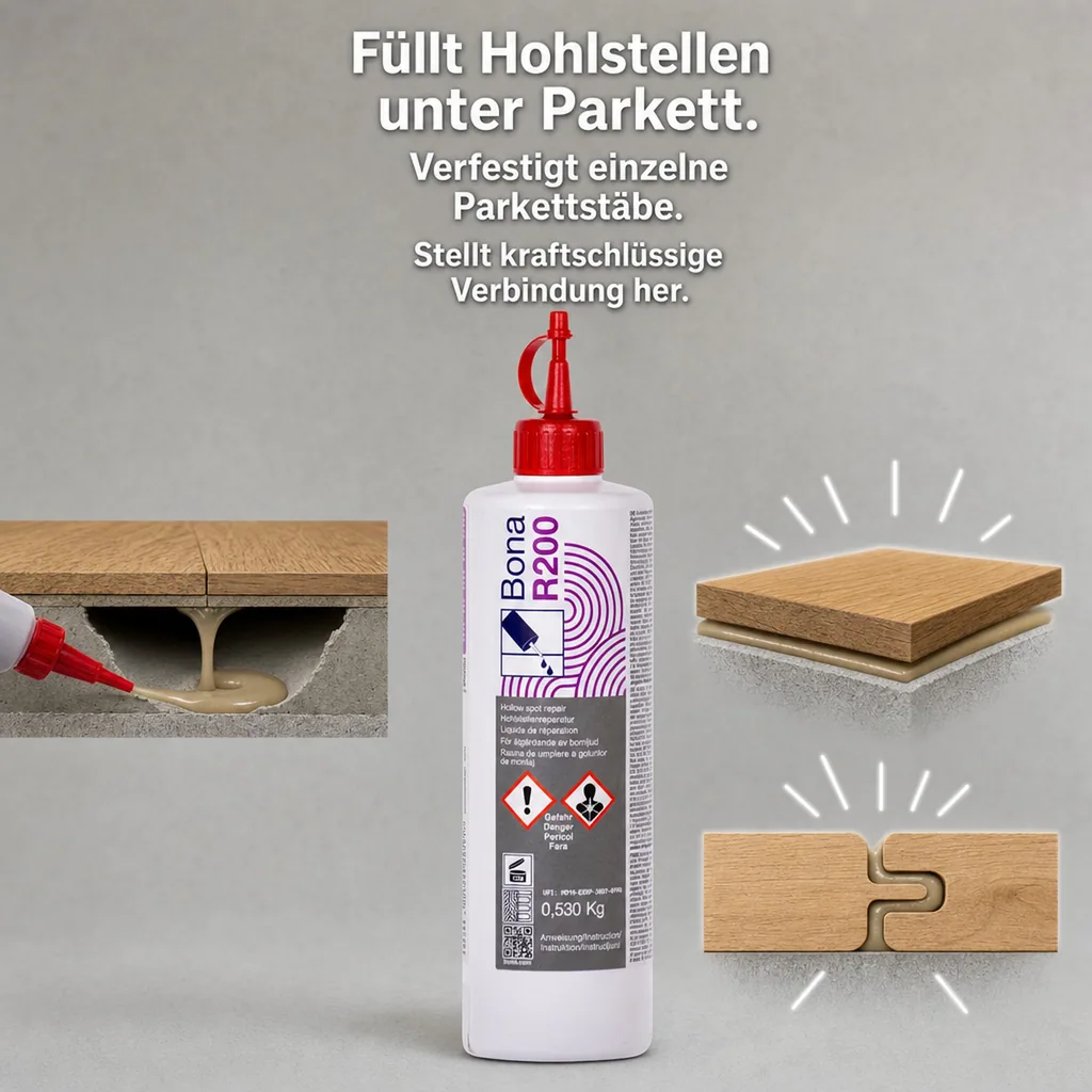 BONA R200 1-K Füllmasse 530 g Unterspritzen von Hohlstellen