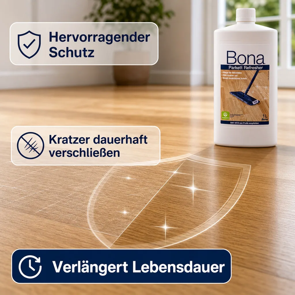 BONA Parkett Refresher 1 Liter für Holzböden Wood Floor Refresher