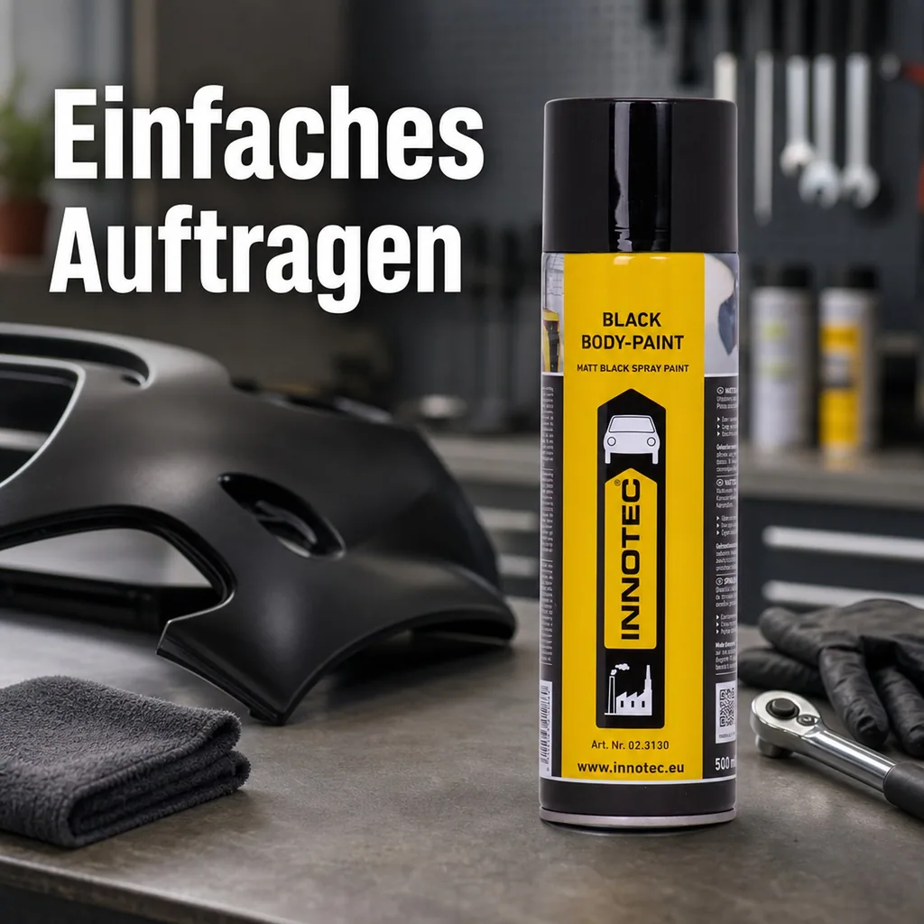 INNOTEC Black Body Paint Lack 500 ml schwarz matt