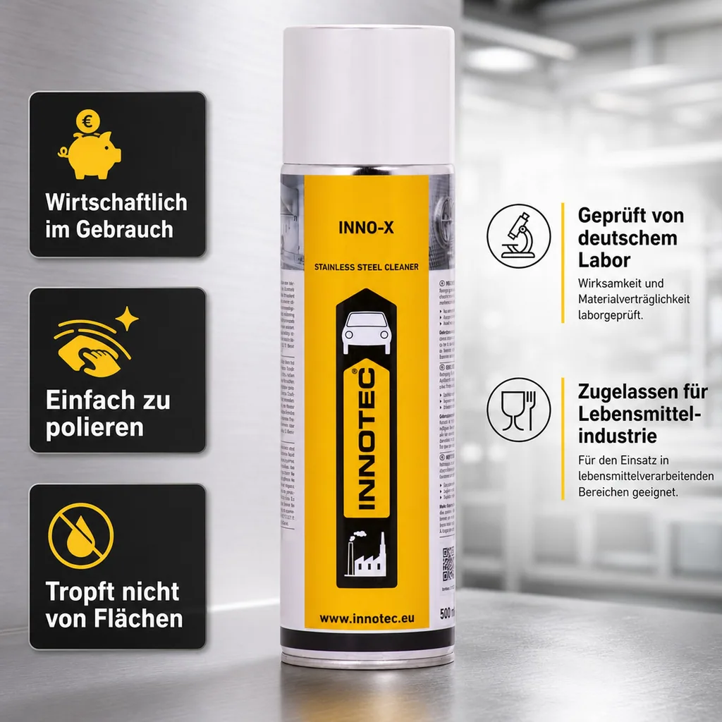 INNOTEC Inno-X Edelstahl/Chrom/Alupflege 500 ml