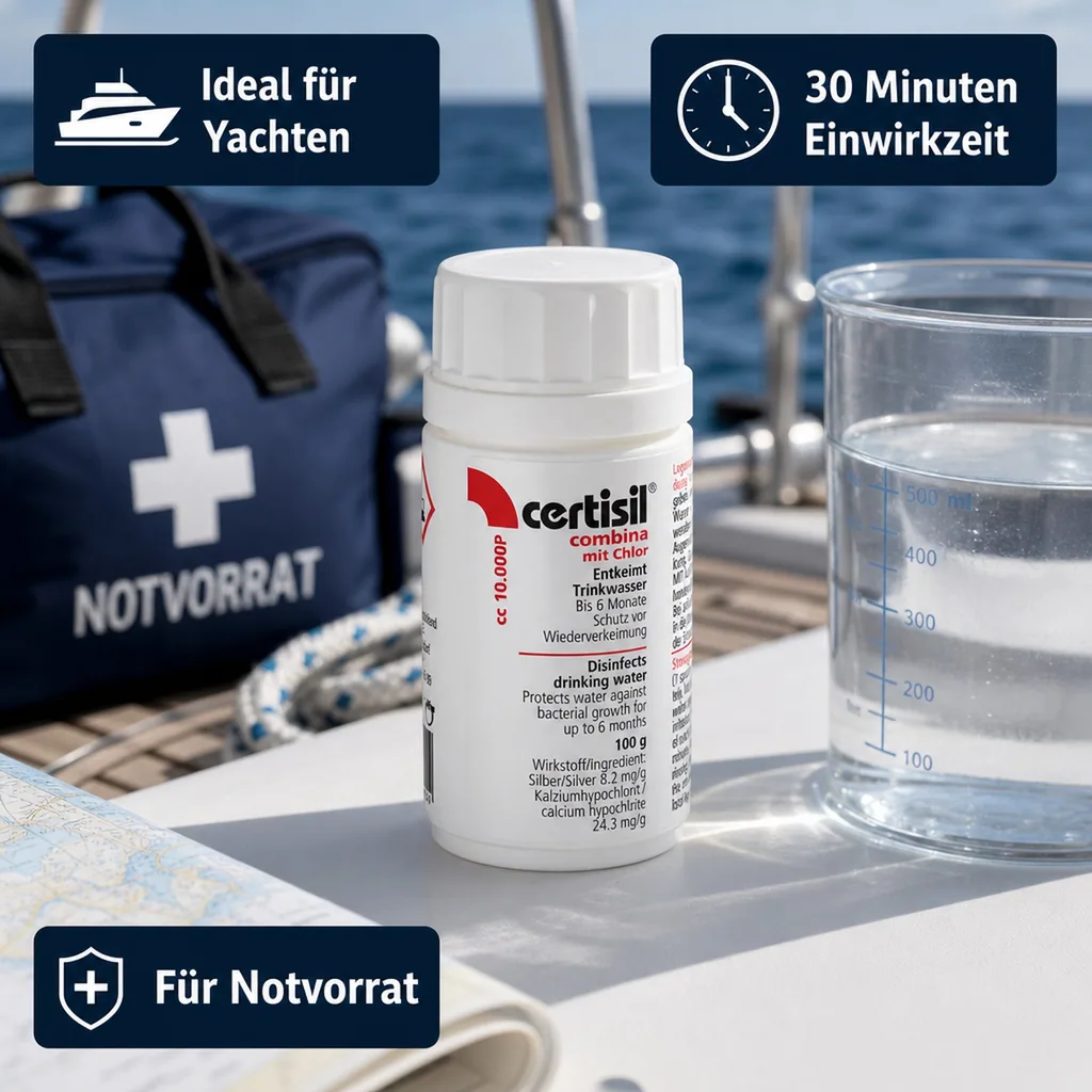 KATADYN Certisil combina CC 10.000 P - 100g Pulver mit Chlor