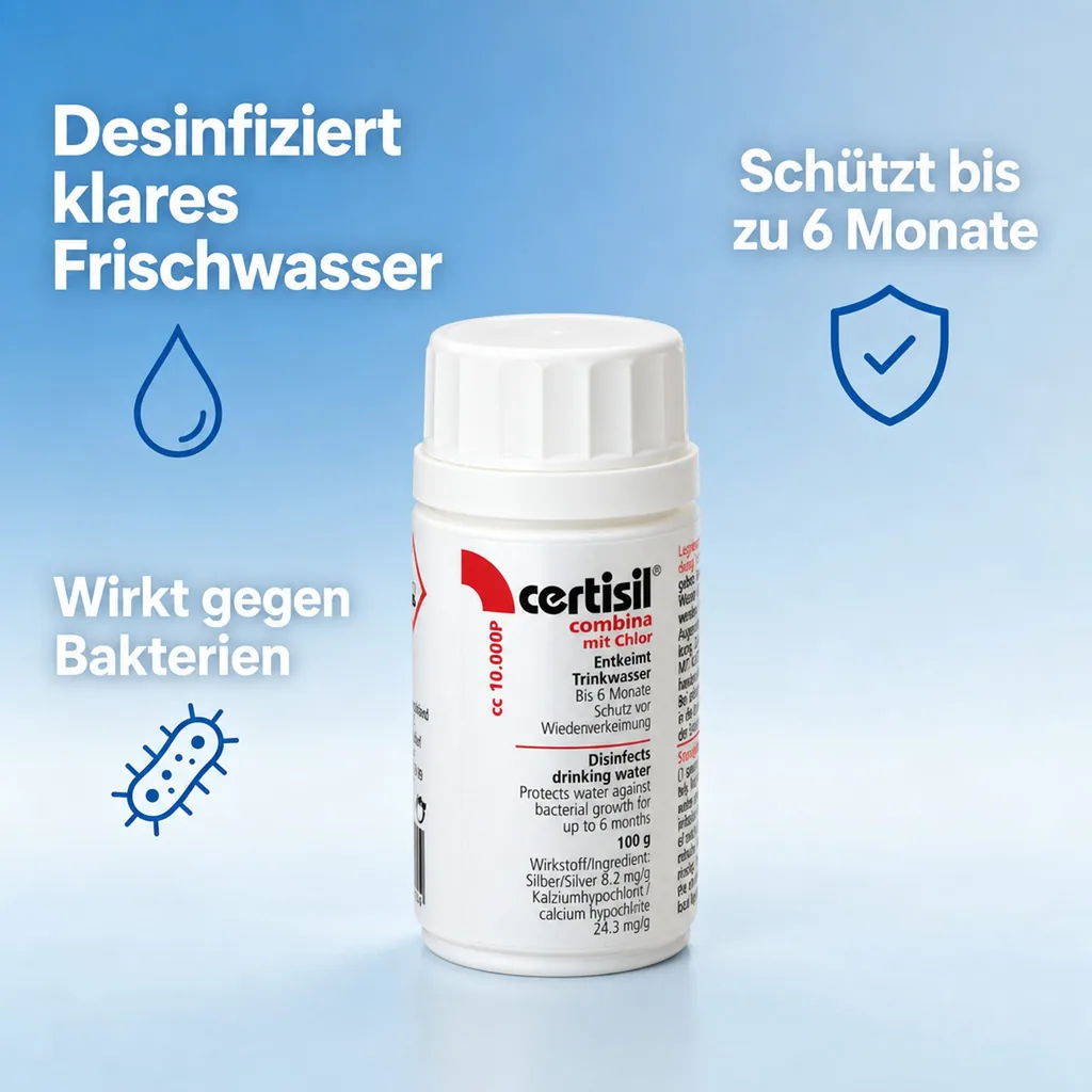 KATADYN Certisil combina CC 10.000 P - 100g Pulver mit Chlor