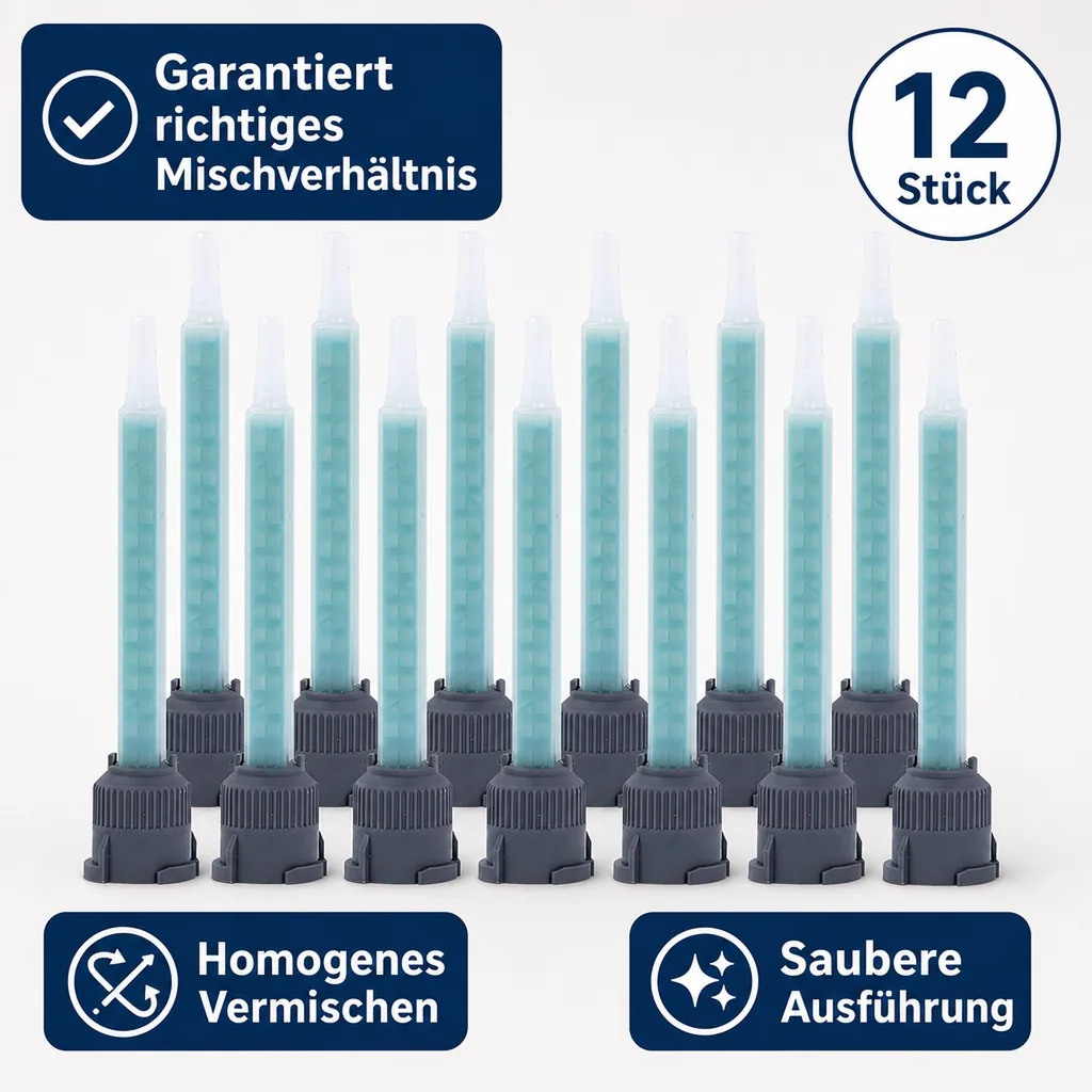 FENOPLAST Mischdüse 12 Stück für  Doppelkartuschen